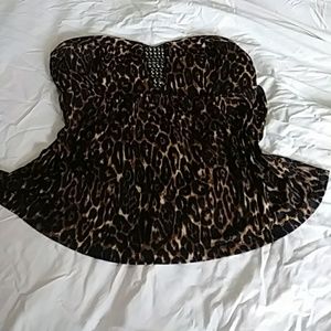 Strapless corset Style tube top